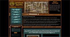 Desktop Screenshot of alexandergallery.biz